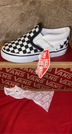 BRAND NEW Toddler Slip On Checkerboard Vans ! 