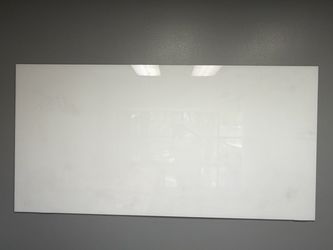Huge Frameless Glass Whiteboard – 95” x 47”