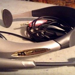 Cyber Acoustic Head Phone with Micro Phone 