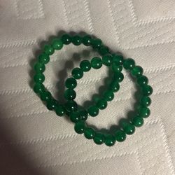 2 Duo Green Friendship Bracelet