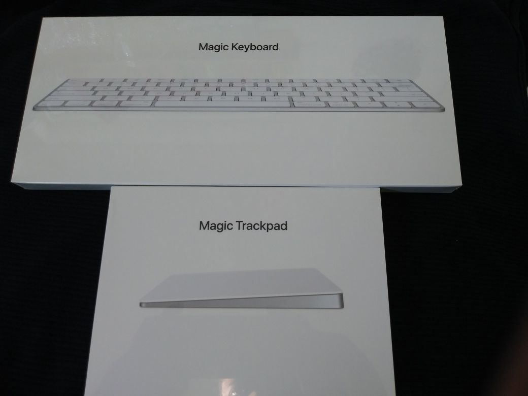 Apple Magic Keyboard and Magic Trackpad
