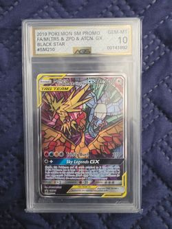 Moltres & Zapdos & Articuno GX (Stained Glass Art Full Art