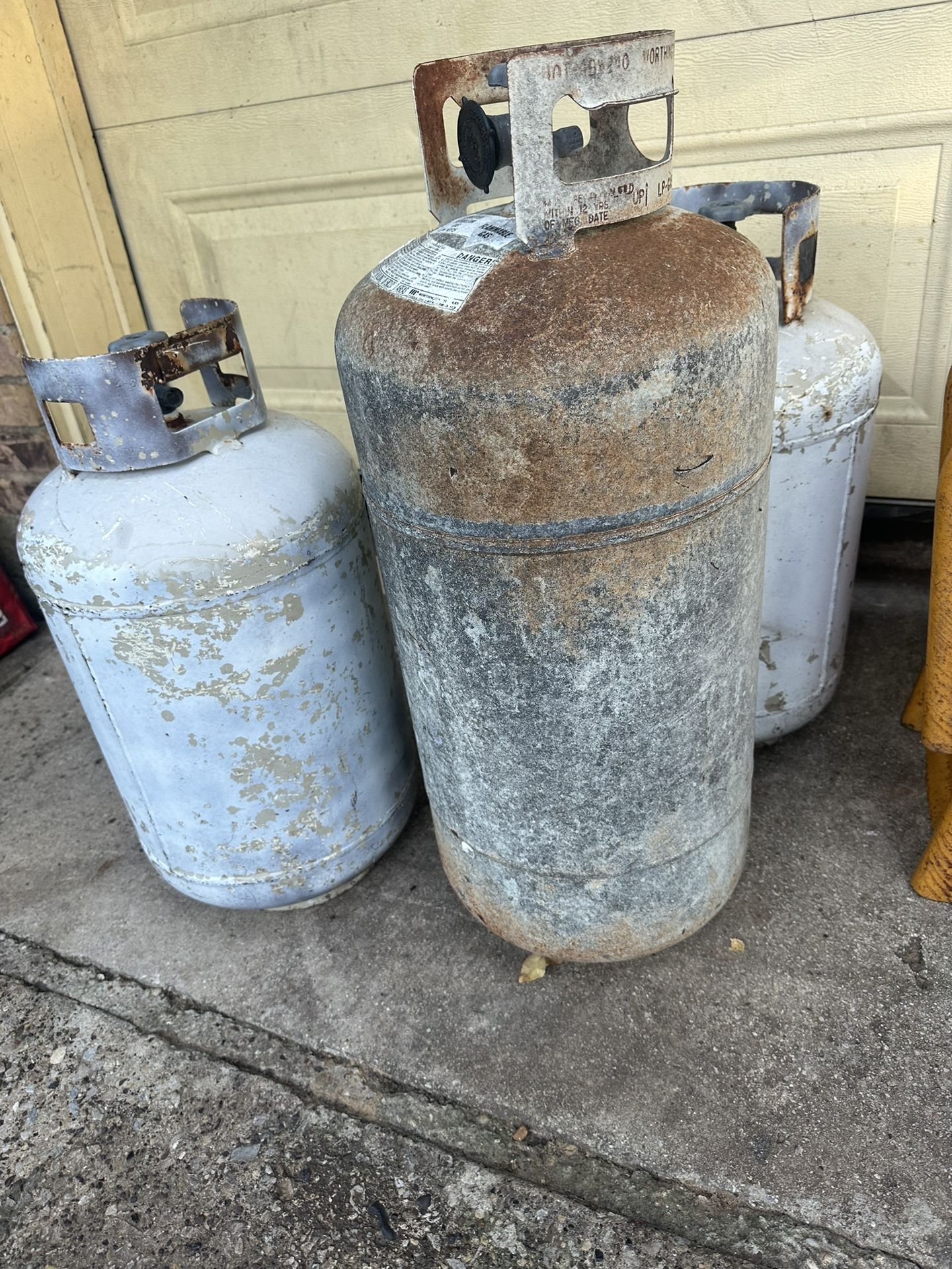 Big propane tanks