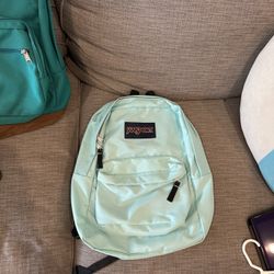 Jansport Backpack Light Blue Green