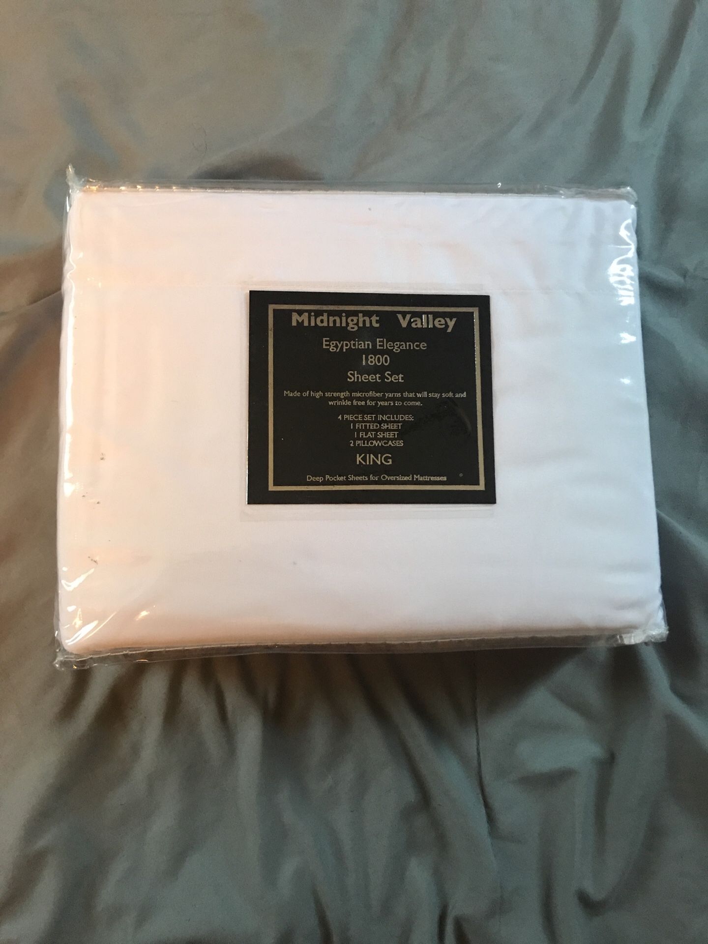 Midnight Valley Egyptian elegance 1800 sheet set