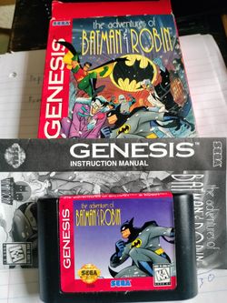 Sega Genesis Batman and Robin