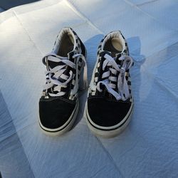 Vans Size 2 Youth Checkerboard 