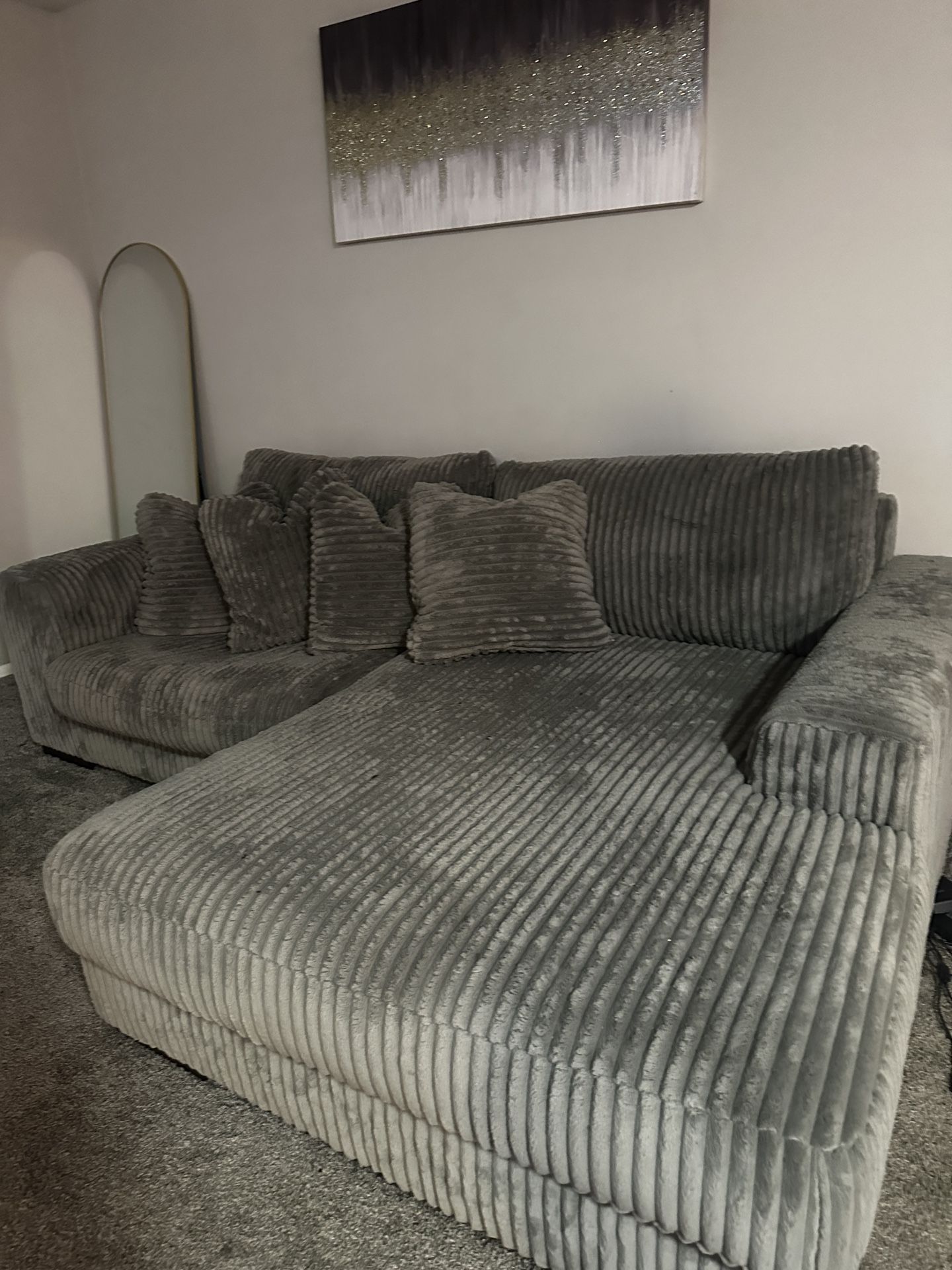 Ashley Furniture Chase Sectional Sofa Grey