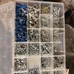 Assorted Boxes Screws Bolts