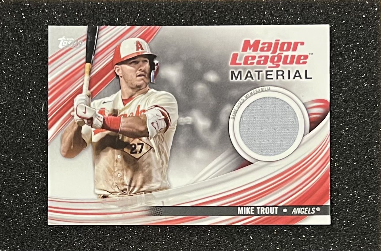 Mike Trout- Game Used Jersey Relic- 2023 TOPPS Update Series