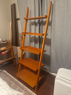 Ladder shelf bookcase