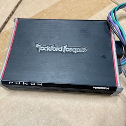 Rockford Fosgate PBR300X4 Punch 300 Watt BRT Full-Range 4-Channel Amplifier