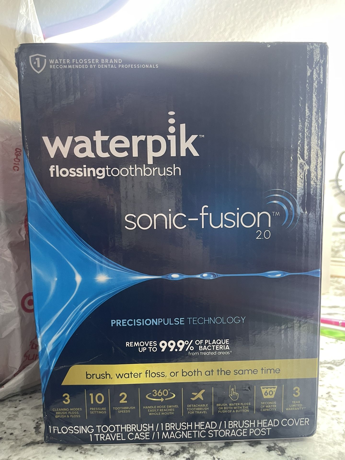 New Sonic Fusion 2.0 Flossing Toothbrush