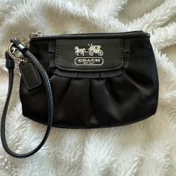 EUC Microfiber Coach Wristlet