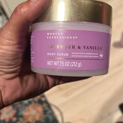 Lavender and Vanilla Body Scrub