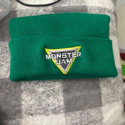 Green Monster Jam Beanie 