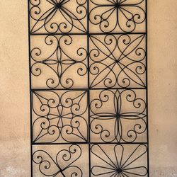 Wrought Iron Decorative Wall Decor/ Headboard - 32” x 60”