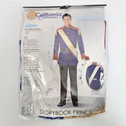 California Costumes Men's Storybook Prince Costume Blue/Red Large