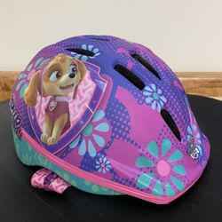 Kids Helmet Pow Patrol Pink And Purple New