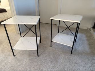 Modern Nightstands / Side Tables – Set of 2 – $75
