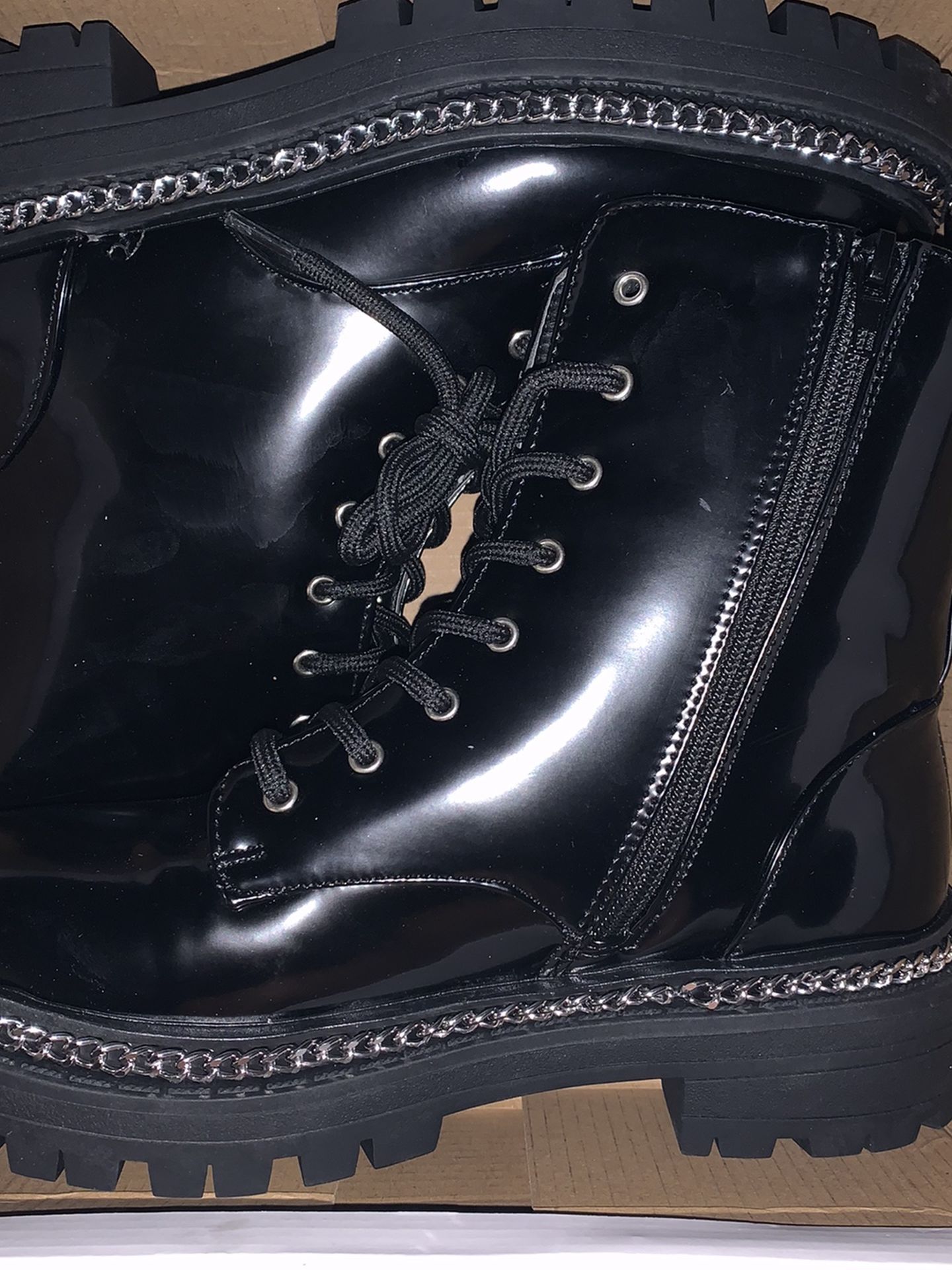 “Alice Chain Booties” Fashion Nova