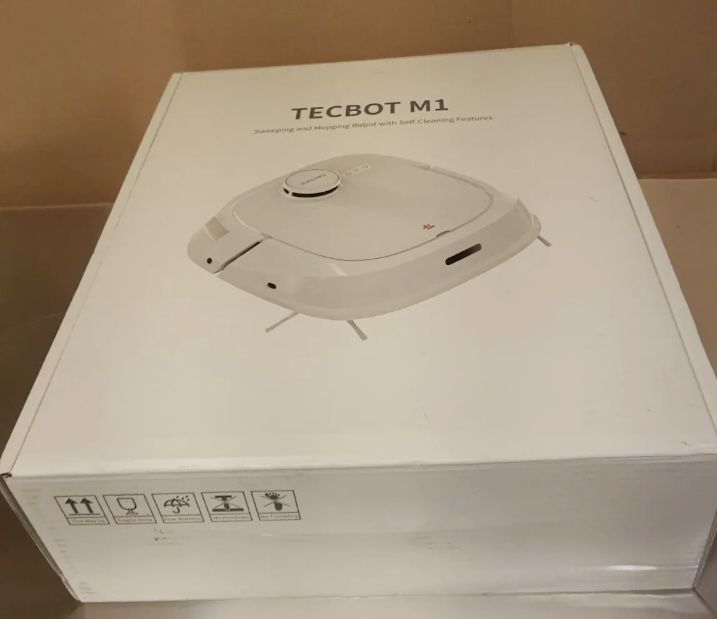 Tecbot M1 Sweeping And Mopping Robot  With Self Cleaning Features  