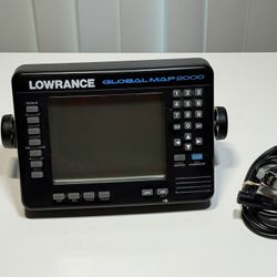 Lowrance GlobalMap 2000 Marine GPS, UNTESTED