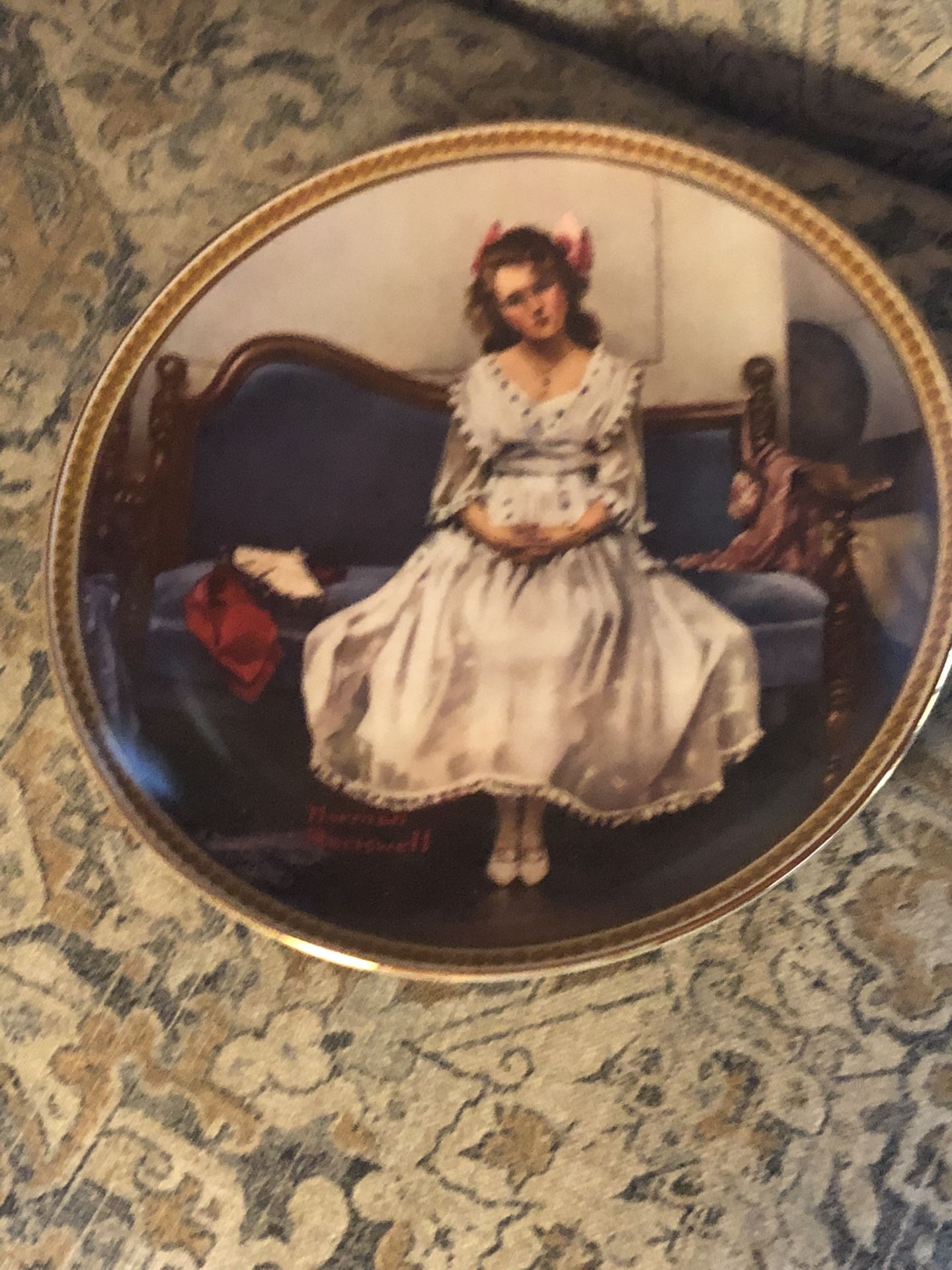 Rockwell Plates   Rediscovered Women 