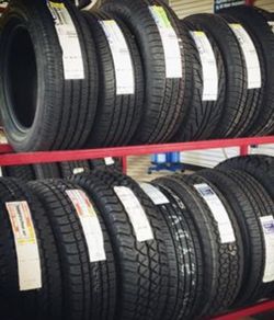 TIRES NEW AND USED. WE CAN BEAT ANY ADVERTISED PRICE!