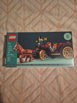 Lego wintertime carriage ride set