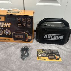 ANCOON Speaker Bluetooth Wireless 80W (Peak) Loud Speaker