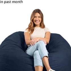 Big Joe Large Bean Bag Chair-Lenox Cobalt (New)
