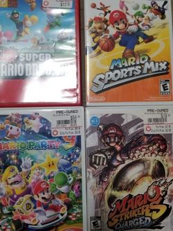 NINTENDO WII EMPTY CASES MARIO