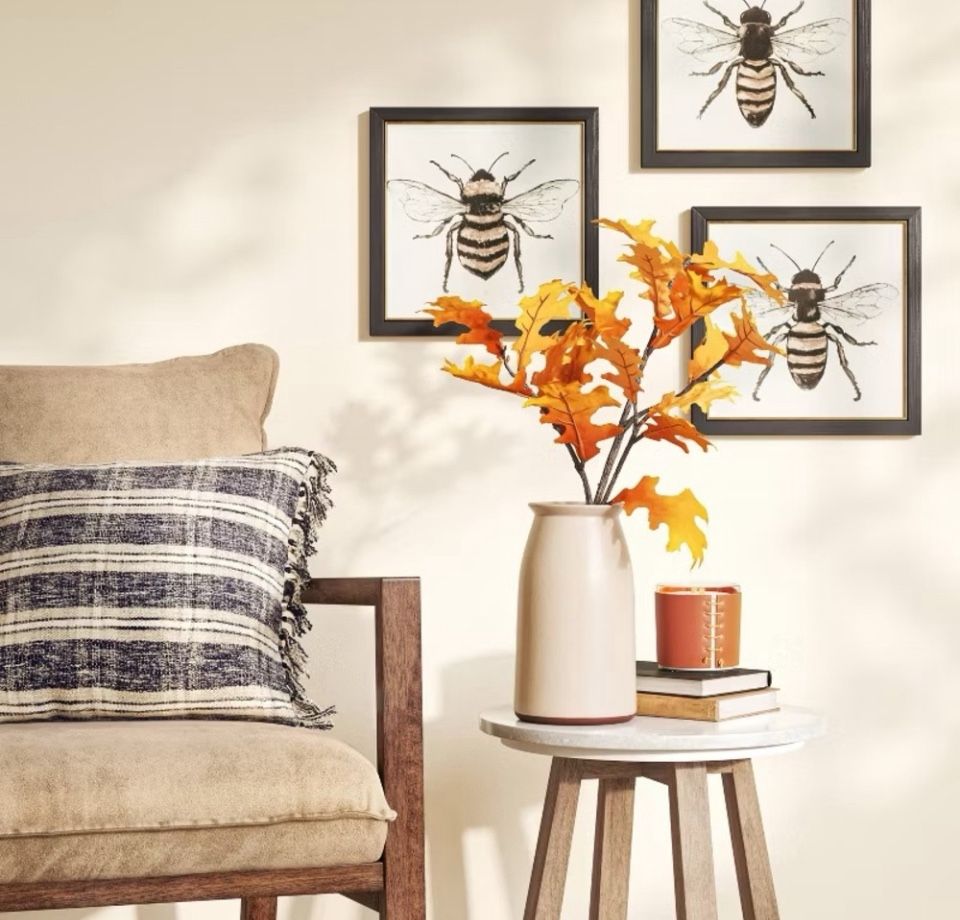 Set Of 3 Bee Wall Art - Threshold 