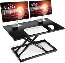 32” Adjustable Height Riser Standing Desk Stand Up Computer Desk Riser