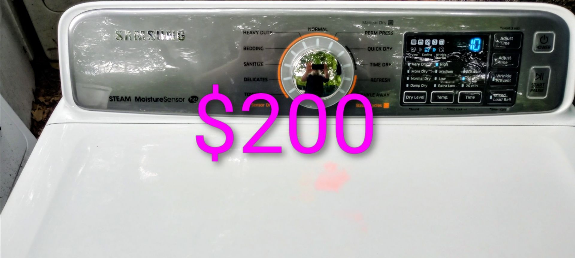Like new Samsung electric dryer bad to the Bone ๐๐๐