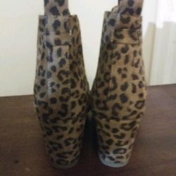 BRAND NEW WEDGE CHEETAH HEELS!