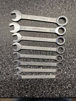 Vintage Craftsman miniature wrench set