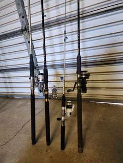 Fishing Pole With Reels Take It All 4 for $100