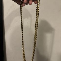 Yellow Gold Cuban Chain 