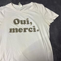 White Shirt w Rhinestones