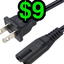 ⚡ Universal 2-Prong AC Power Cord (Xbox, playstation, Etc.)