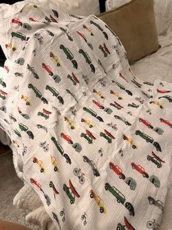Musalin Swaddle Travel Cars Blanket For Baby Clean Smoke Free Home