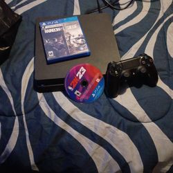 Ps4 With Two Games One Controller 
