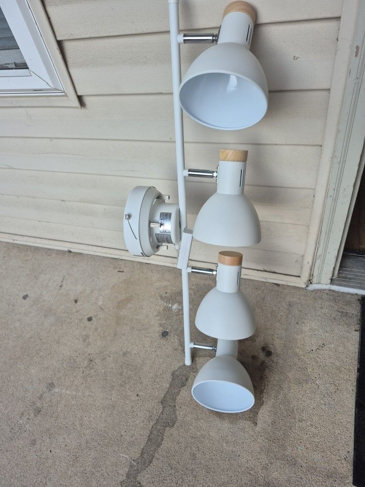 Remote Control Four Light Fixture For Sale.