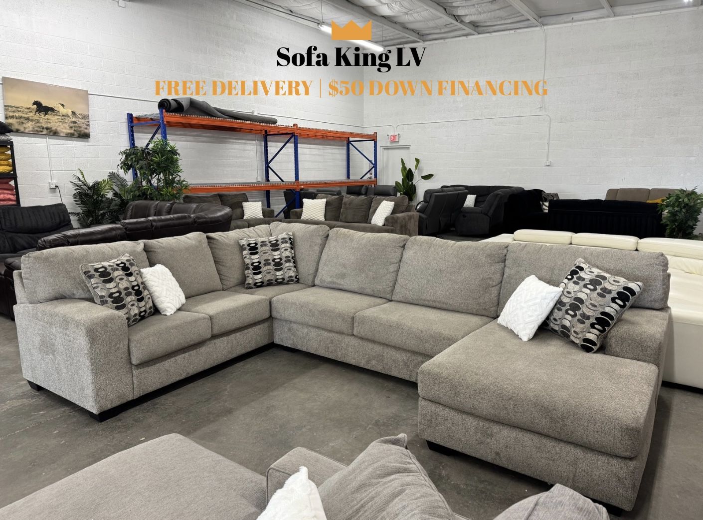 Free Delivery* Like New Light Gray Sectional Sofa! Couch Couches Sectional Gray Grey