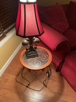Red Table Lamp