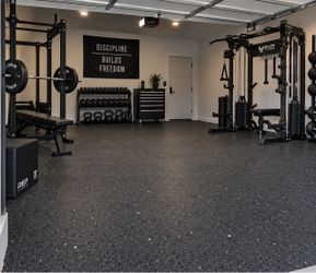 $160 | Premium 8mm Rubber Gym Flooring Rolls | Home & Garage Gym