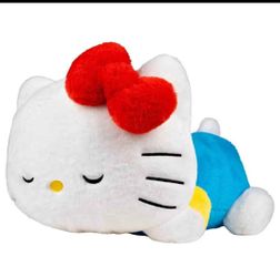 Hello kitty sleeping plush new