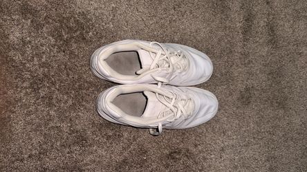 Pair of white Nikes
